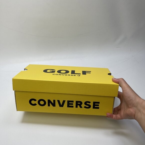 Converse x GOLF le FLEUR One Star Slip Pro Shoes Slip-On Black Women Sz 9.5 NEW - Picture 10 of 13